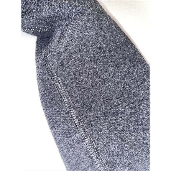 LULULEMON Women’s Size 4 Savasana Wrap Jacket Gray French Buttons Thick - Picture 7 of 7